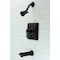 Kingston Brass Single-Handle Tub and Shower Faucet, Matte Black KB86500CKL - alternate 2